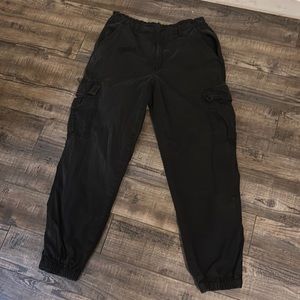 Black American eagle cargo pants